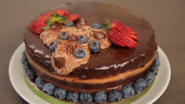 Tort poczwórnie czekoladowy 